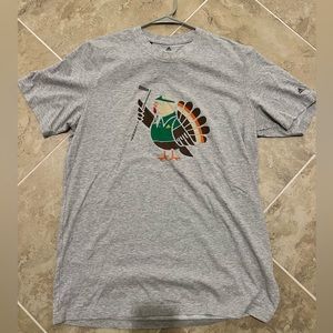Mens XL Adidas Thanksgiving turkey golf t-shirt.